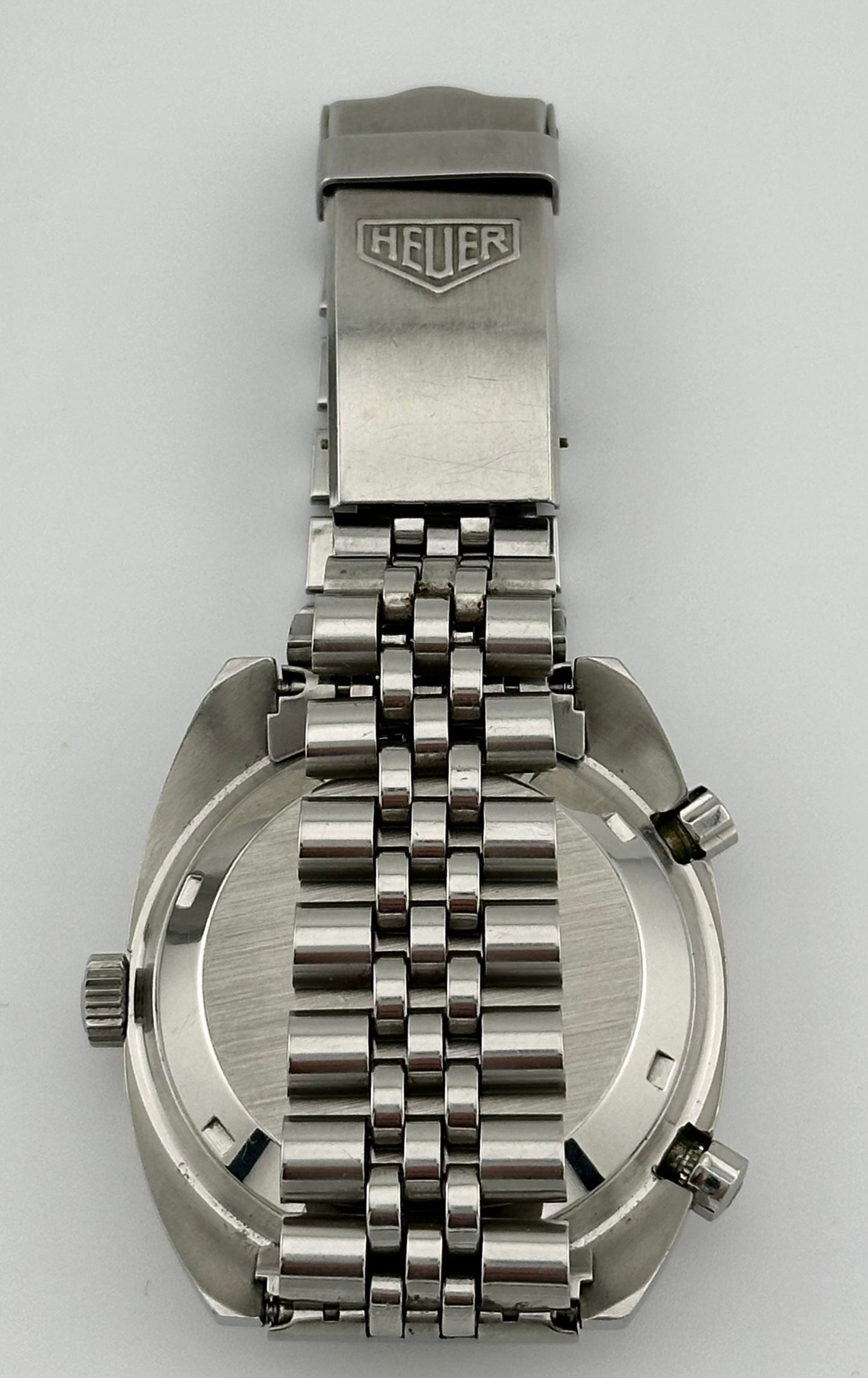 Vintage Heuer Autavia 11063V Mens Watch Reverse Panda