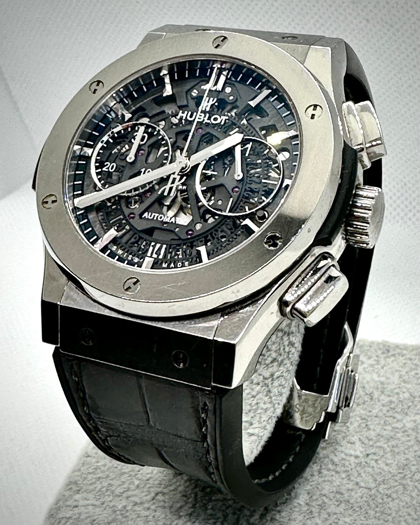 Hublot Classic Fusion Aerofusion Chronograph Titanium 45mm Full Set