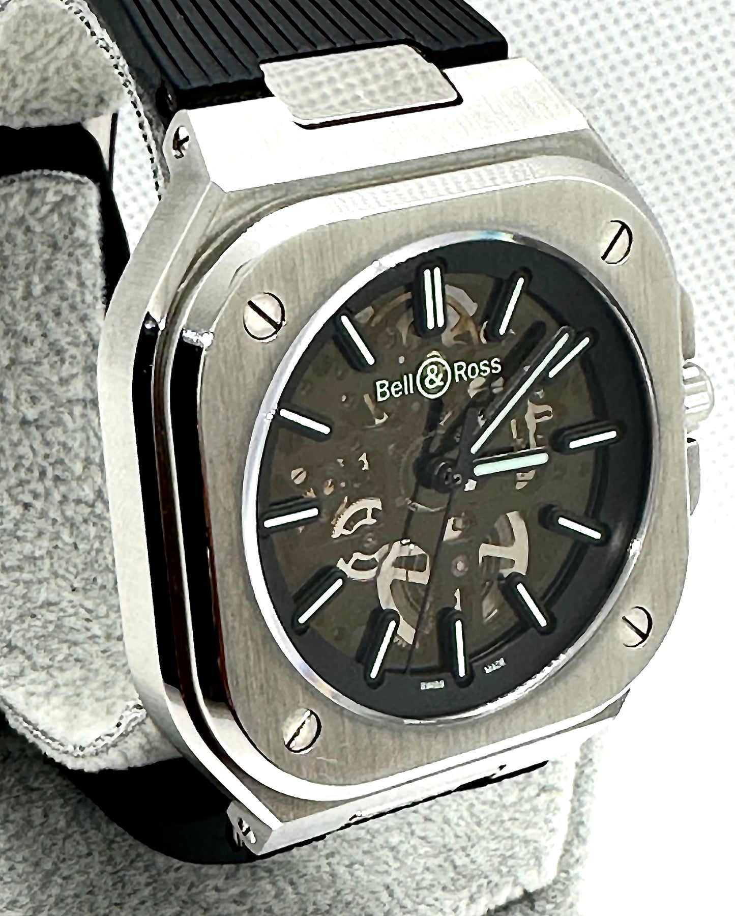 Bell & Ross BR 05 SKELETON NIGHTLUM 40mm Mens Watch Full Set