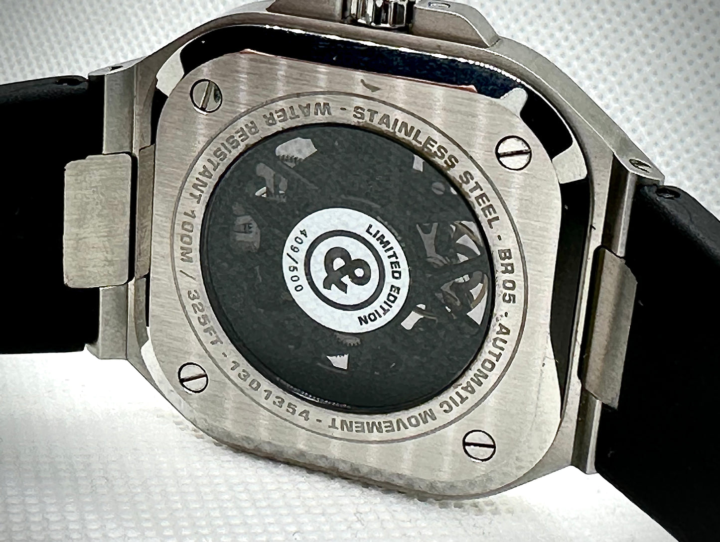 Bell & Ross BR 05 SKELETON NIGHTLUM 40mm Mens Watch Full Set