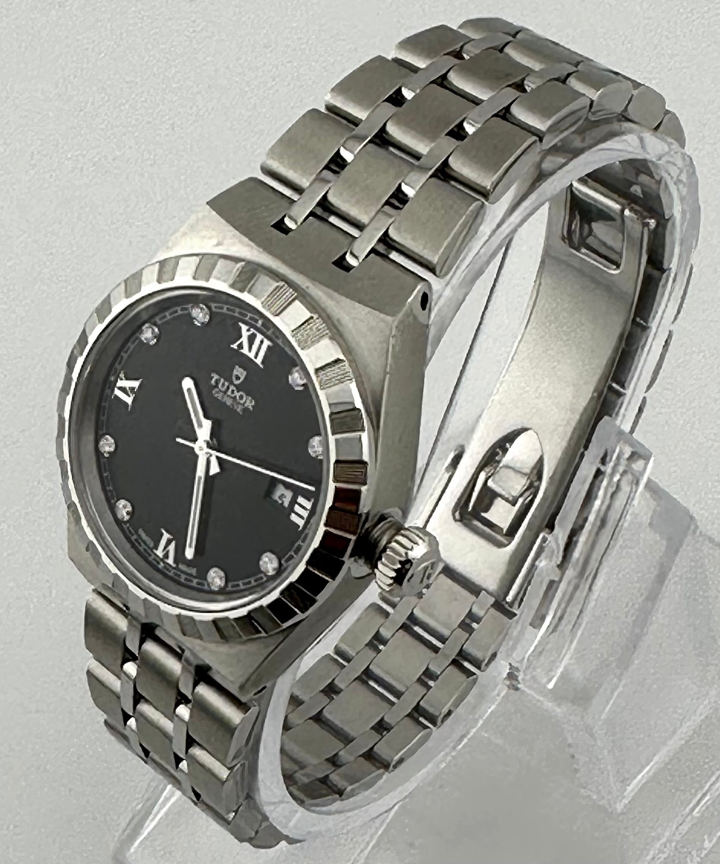 Tudor Royal Ladies Diamond Set Watch RRP$4800 As New