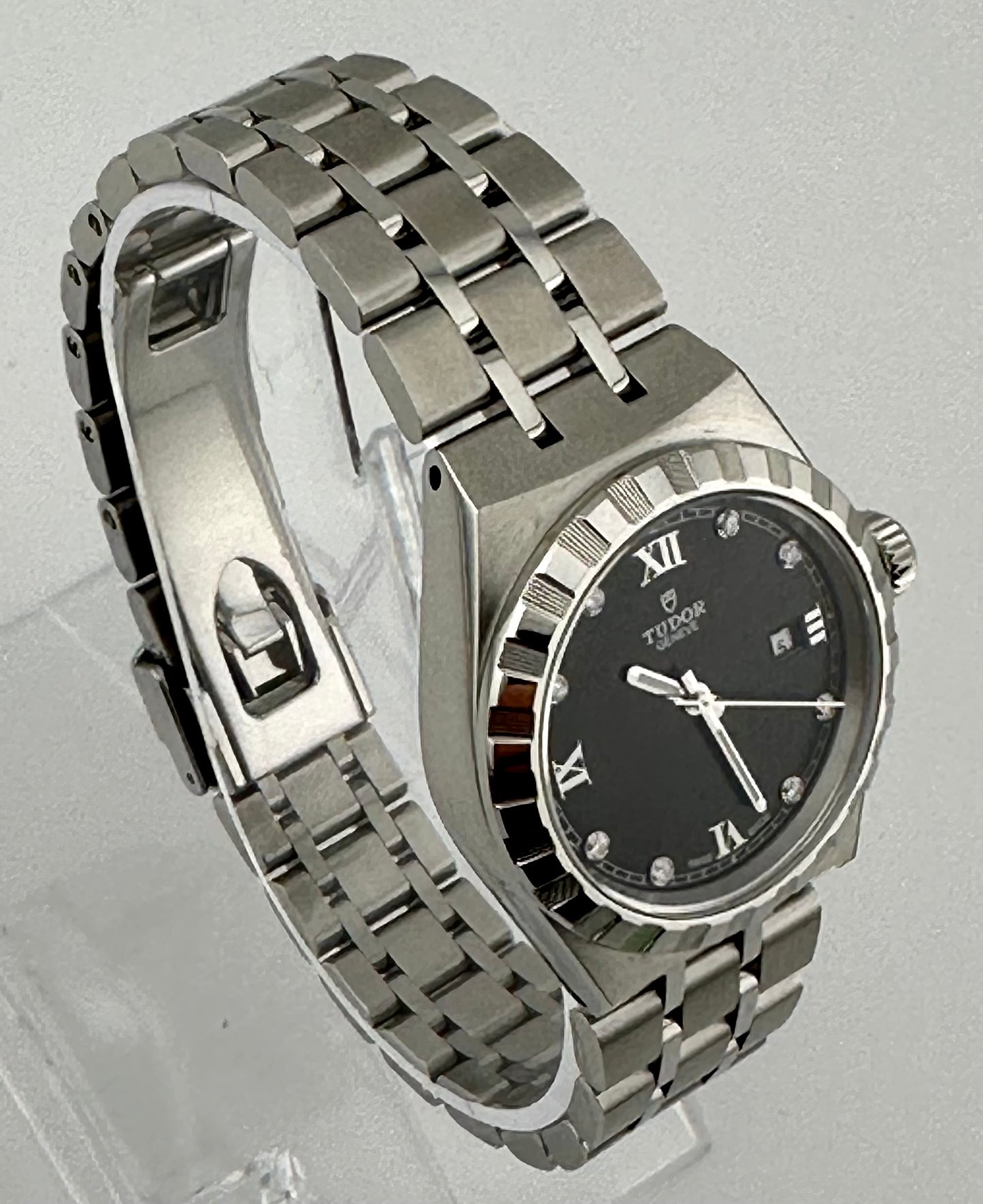Tudor Royal Ladies Diamond Set Watch RRP$4800 As New