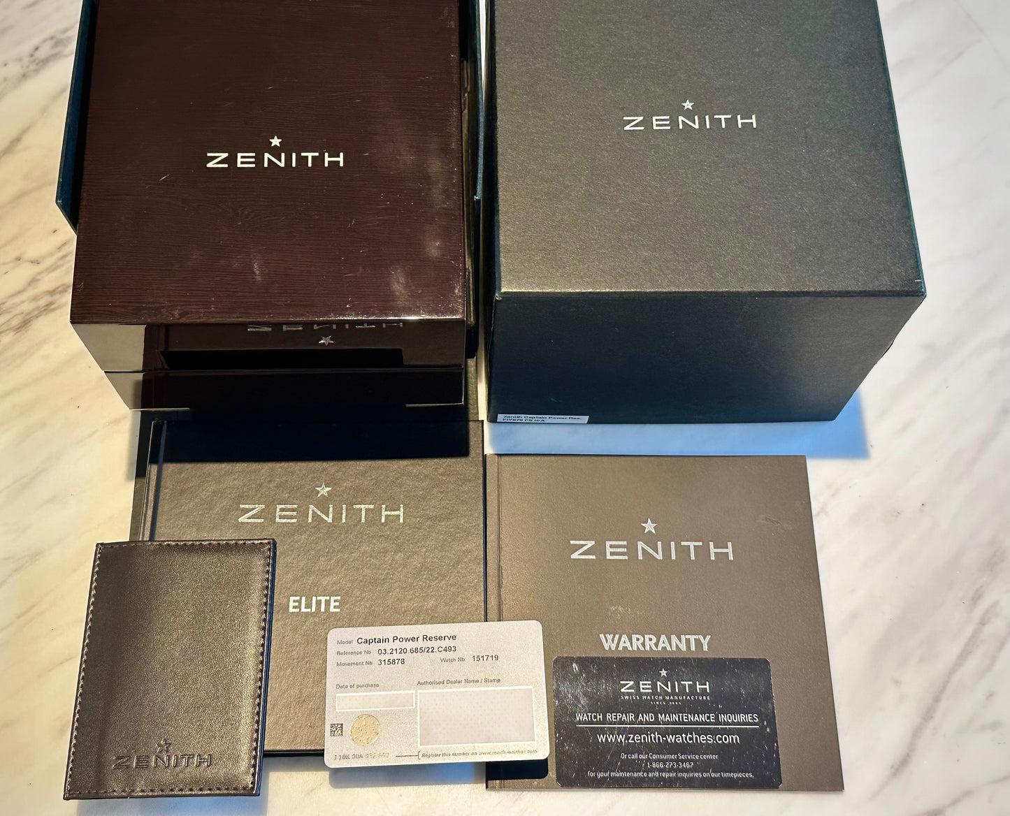Zenith Captain Power Reserve 40mm Mens Watch