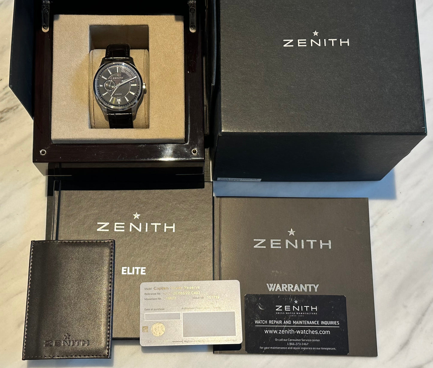 Zenith Captain Power Reserve 40mm Mens Watch