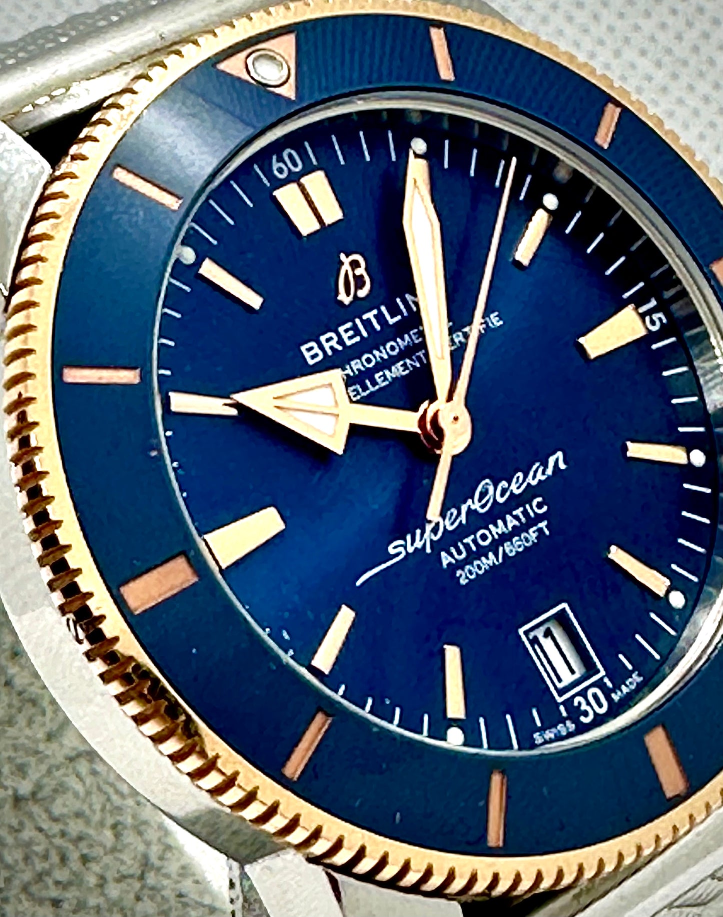 Breitling SUPEROCEAN HERITAGE B20 Rose Gold 42 Men's Watch