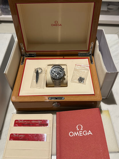 Omega Speedmaster 38 Co-Axial Chronograph Full Set Mens Watch