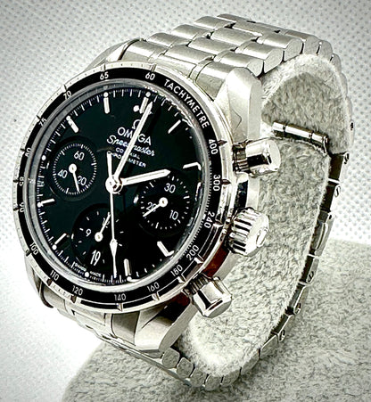 Omega Speedmaster 38 Co-Axial Chronograph Full Set Mens Watch