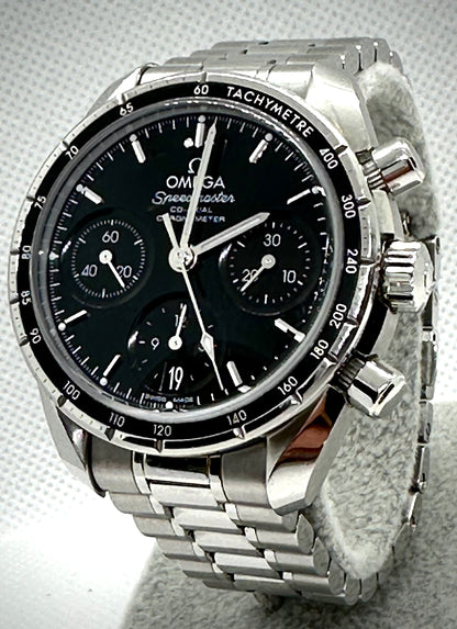 Omega Speedmaster 38 Co-Axial Chronograph Full Set Mens Watch