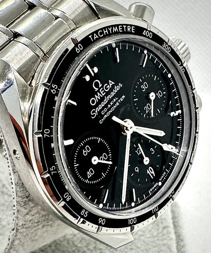 Omega Speedmaster 38 Co-Axial Chronograph Full Set Mens Watch